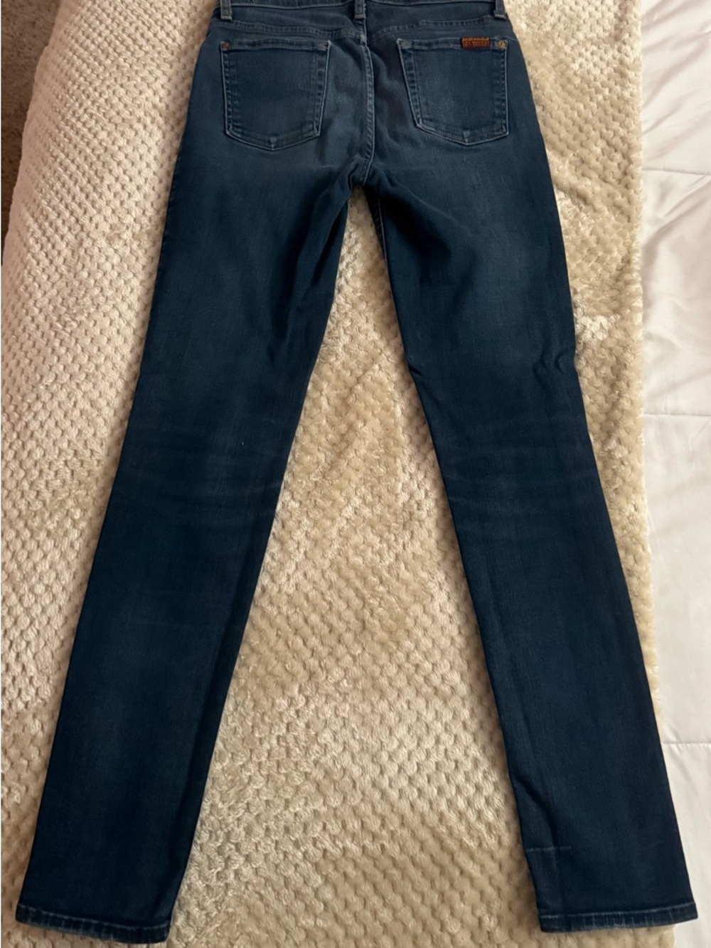 7 For All Mankind The Slim Cigarette Jeans Sz 25 - Picture 10 of 12